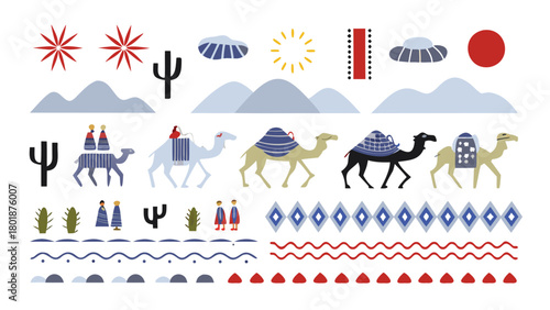 Abstract geometric composition with vibrant color gradients and clean lines suitable for modern graphic design projects and digital art