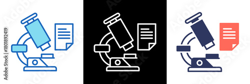 Microscope tripplestyle icon