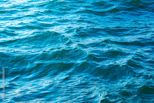 Fototapeta Naklejka Na Ścianę i Meble -  Blue sea water background texture