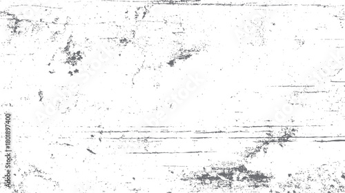 White textured background with dark grey distressed grunge overlay and horizontal lines vector