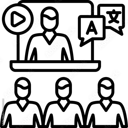 Video Conference Icon