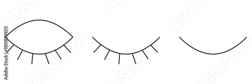 Eye icon. Black Eye icon on white background. Vector illustration EPS 10