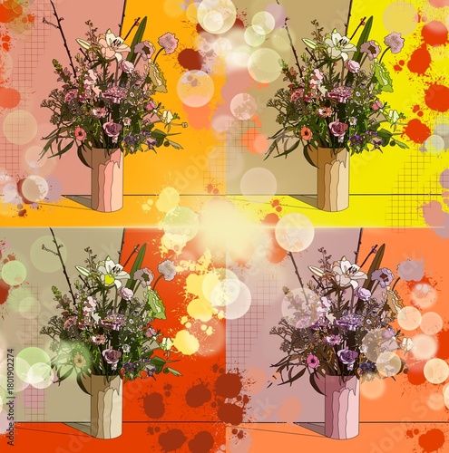 flowers in a vase