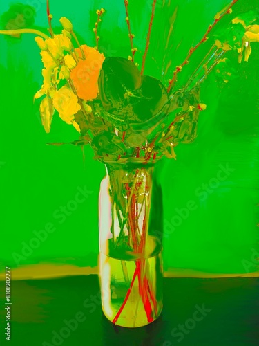 flowers in vase