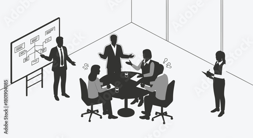 Modern abstract geometric background with vibrant color gradients and clean lines suitable for business presentations and digital design projects