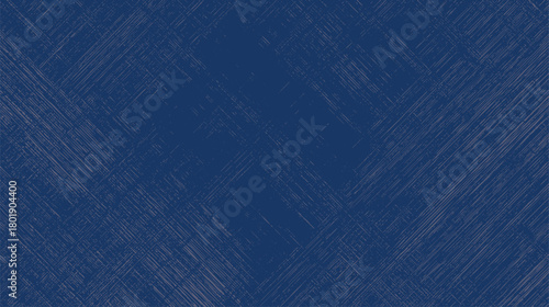 Dark blue background with a subtle overlay of thin, textured, intersecting lines and small dots in a lighter shade of blue
