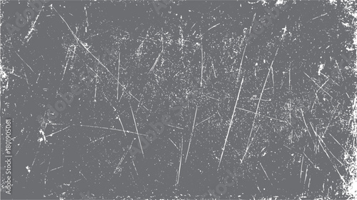 Distressed grey background with white scratches and speckles creating a grunge texture effect vector
