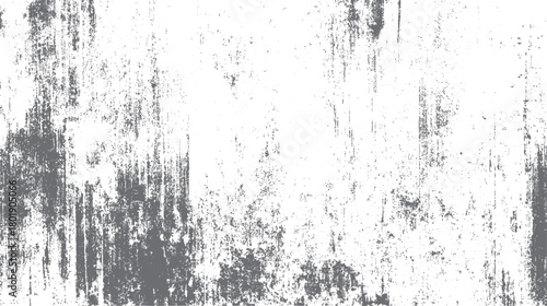 Distressed gray grunge texture with vertical streaks and scattered speckles on white background vector