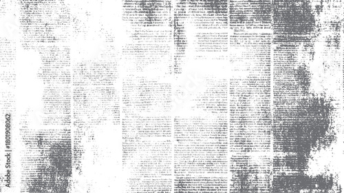 Faded distressed vintage newspaper print with blurred text and scattered dots vector