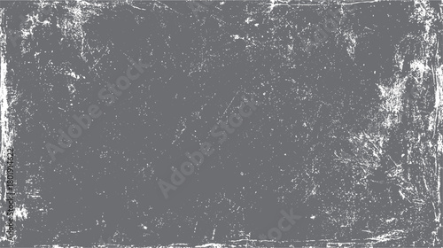 Textured grey background with distressed white scratches and speckles creating a grunge effect vector
