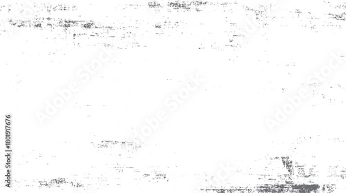 White background with scattered dark grey distressed grunge texture and speckles vector
