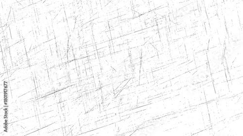 White background with random grey distressed lines and dots texture abstract pattern vector