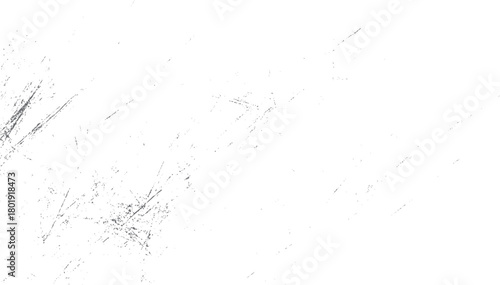 White background with scattered grey distressed scratches and speckles abstract texture effect black