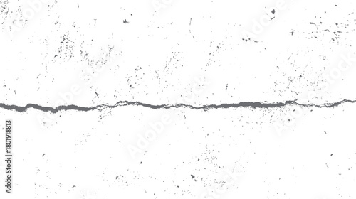 White background with scattered grey speckles and a horizontal grey crack texture vector