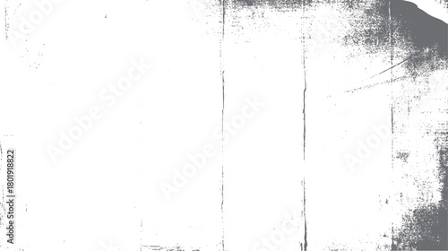 White background with scattered gray distressed grunge texture and vertical lines vector