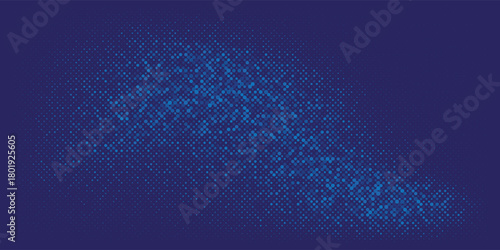 Abstract Finance Digital Business Background. Fintech Technology or Science Research Presentation Backdrop. Digital Crypto Business Vector Illustration.