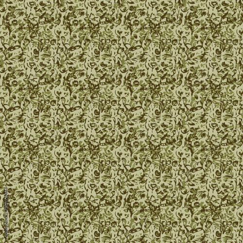 Abstract green and red pattern with hidden 3D image a classic stereogram optical illusion.