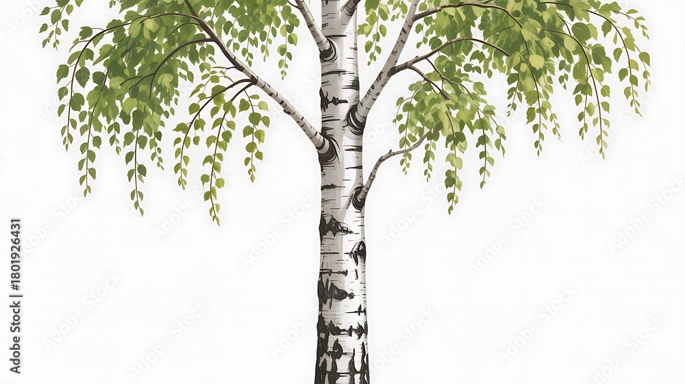 Fototapeta premium vector illustration of a tree