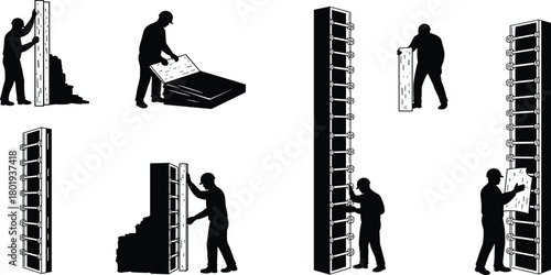 silhouettes of people