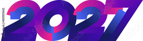 Vibrant and Modern 2027 Design for New Year Celebrations and Beyond