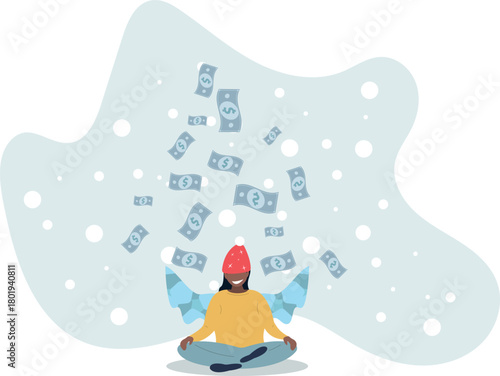 Angel investor, people who funding or support startup seed project since beginning, money support to grow business idea concept.life and employment of people.