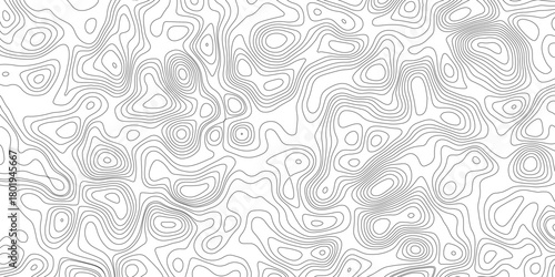 Topographic map background geographic line map with elevation assignments. Modern design with White background with topographic wavy pattern design.paper texture Imitation of a geographical map shades
