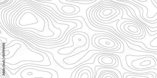 Topographic map background geographic line map with elevation assignments. Modern design with White background with topographic wavy pattern design.paper texture Imitation of a geographical map shades