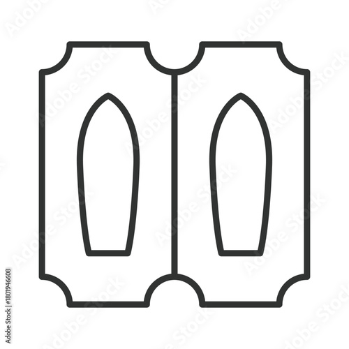 Suppositories pack icon in line design. suppository blister, rectal medicine on white background vector. Suppositories pack editable stroke icon