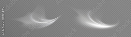 Soft icy wind currents with a subtle frost effect and transparent shapes create cool winter swirls and snowy air flow effects for atmospheric Christmas overlays.