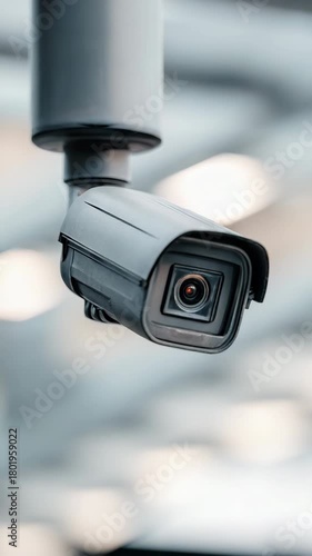 Security camera close up surveillance technology,vertical video