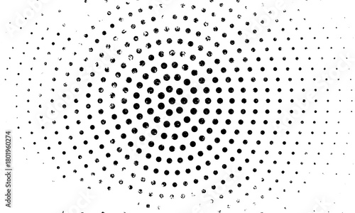 grunge Halftone white and black dots pattern and black gradient grunge texture background. Dotted line comic sport style vector illustration