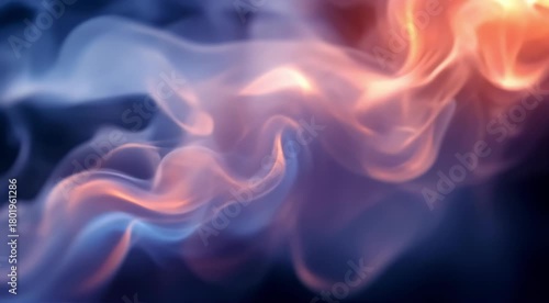 Glowing orb emitting smoke rings in timed pulses 