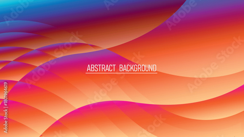 Colorful rainbow wave background vector design illustration