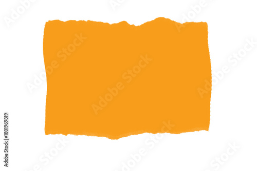 Orange Torn Paper Background – Bright Ripped Edge Texture