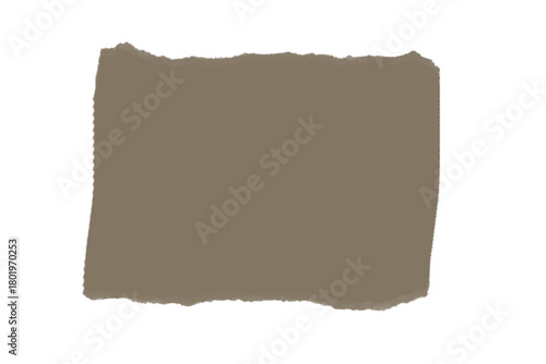 Taupe Torn Paper Background – Brown-Grey Ripped Edge Texture
