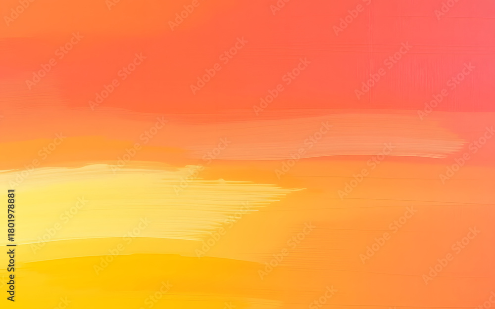 Fototapeta premium Warm abstract watercolor gradient background with brushstrokes