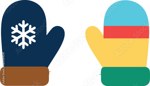 Cozy Christmas Mittens Set for Snow Days