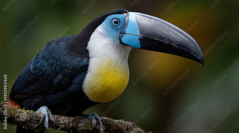 Fototapeta premium Channel-billed toucan.