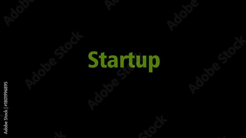 Startup Funding Text Animation with Animate In Effect