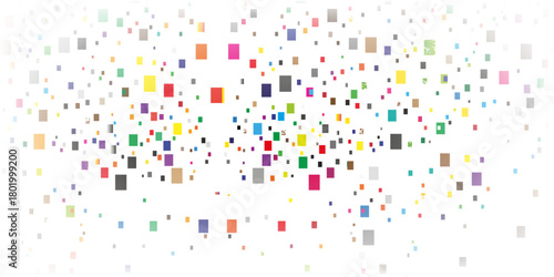 blue vector modern geometrical background. Abstract template. Geometric pattern in square style with gradient.