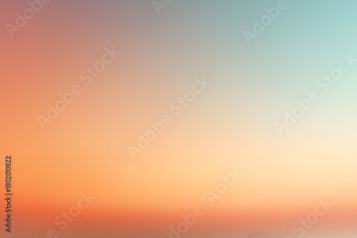 smooth peach to gold sunrise gradient with soft sky colors creating a clean warm modern background