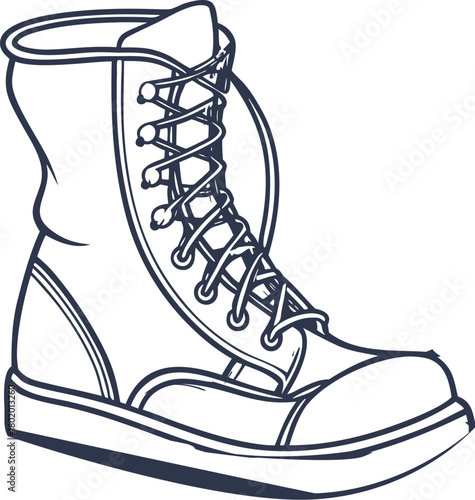 vector illustration of a pair of shoes