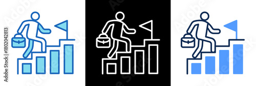 Career Path tripplestyle icon