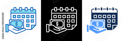 Salary tripplestyle icon