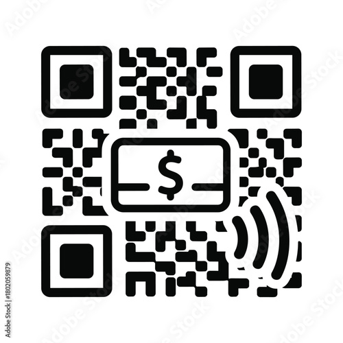 Outline drawing of a square ottoman
