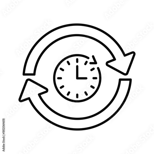 Line art illustration of a chest of drawers