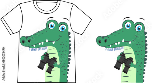 Kids Animals Theme T-shirt ou Children's Animal Kingdom T-shirt