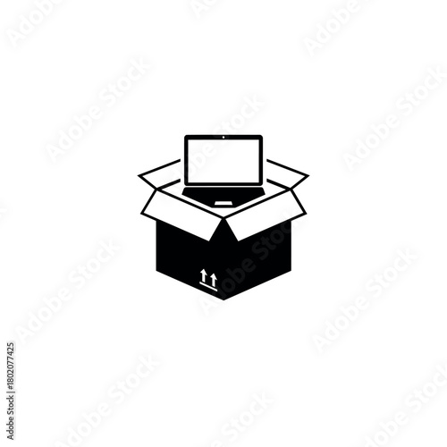 Company Equipment Provision Icon Silhouette