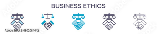 Business Ethics Element For Design Graphic - Multi Styles
