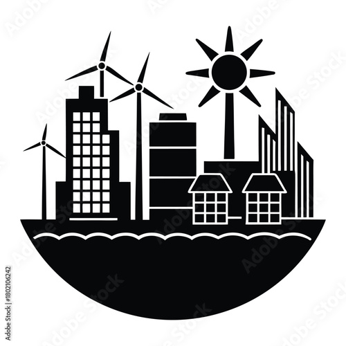 vector illustration of a building